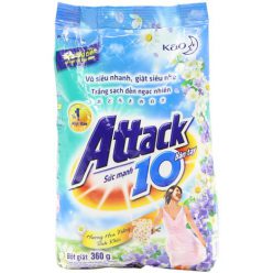 Bột giặt Attack hương Hoa nắng tinh khôi 360g