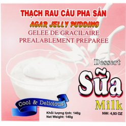 Bột rau câu 3K vị Sữa hộp 140g