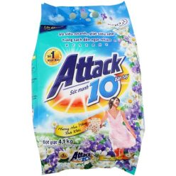 Bột giặt Attack hương Hoa nắng tinh khôi 3,8kg