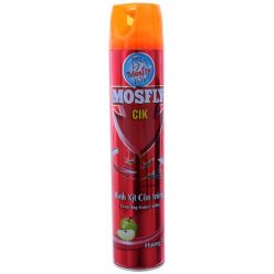 Bình xịt côn trùng Mosfly Cik hương Táo chai 600ml