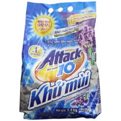 Bột giặt Attack Khử mùi hương Oải hương 3,8kg