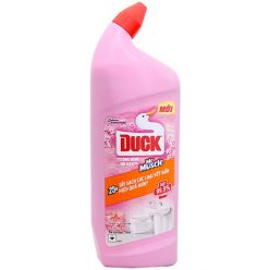 Nước tẩy bồn cầu, nhà tắm Duck Mr Muscle hương Hoa chai 700ml
