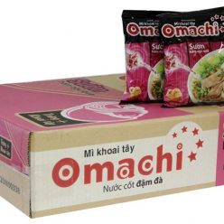 Thùng mì Omachi Sợi khoai tây Sườn hầm ngũ quả (30 gói)