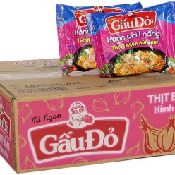 Thùng mì Gấu Đỏ Thịt bằm hành phi (30 gói)