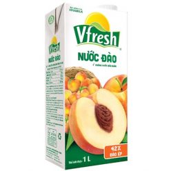 Nước đào Vfresh hộp 1lít