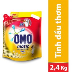 Nước giặt Omo Matic Cửa trên hương Comfort Tinh dầu thơm túi 2,4kg