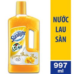 Nước lau sàn Sunlight Cif hương Thiên Thảo chai 1kg