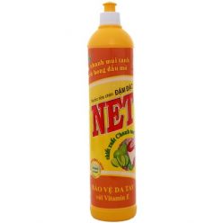 Nước rửa chén NET Đậm đặc Vitamin E hương Chanh chai 800ml