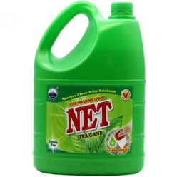 Nước rửa chén Net Kháng khuẩn hương Trà Xanh can 4kg