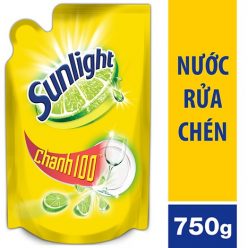 Nước rửa chén Sunlight Chanh 100 túi 750g