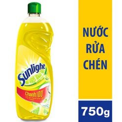 Nước rửa chén Sunlight Chanh 100 chai 750g
