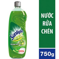 Nước rửa chén Sunlight hương Chanh Trà xanh chai 750g