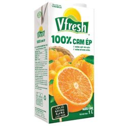 Nước cam ép Vfresh hộp 1lít