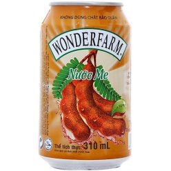 Nước me Wonderfarm lon 330ml