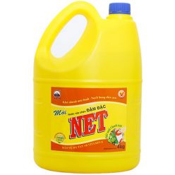 Nước rửa chén NET Đậm đặc Vitamin E hương Chanh tươi can 4kg