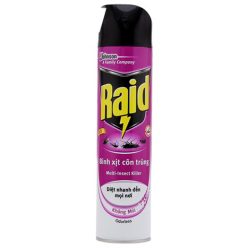 Bình xịt côn trùng Raid Không mùi chai 600ml