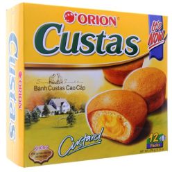 Bánh bông lan nhân kem trứng Custas 360g (12 cái)