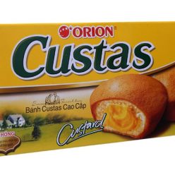 Bánh bông lan nhân kem trứng Custas 138g (6 cái)