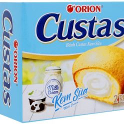 Bánh bông lan nhân kem sữa Custas 60g (2 cái)