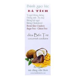 Bánh gạo Bà Tích lứt vị dừa 100g