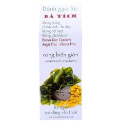 Bánh gạo lứt Bà Tích vị rong biển giòn 100g