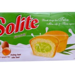 Bánh bông lan nhân kem lá dứa Solite 360g (20 cái)