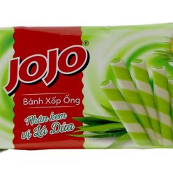 Bánh quế Jojo nhân kem lá dứa 125g