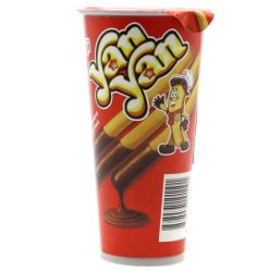Bánh que Meiji Lucky Stick chấm kem socola 50g