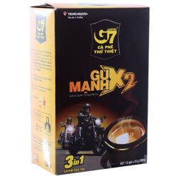 Cà phê sữa G7 Gu mạnh X2 3 trong 1 hộp 240g (12 gói)