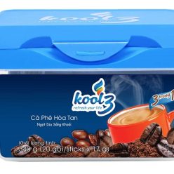 Cà phê hòa tan Kool 3 ngọt dịu sảng khoái 17g (20 gói)