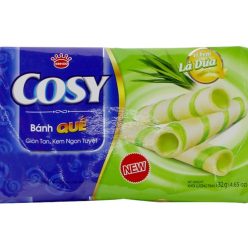 Bánh quế Cosy nhân kem lá dứa 132g