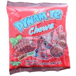 Kẹo Dynamite Chew vị socola, bạc hà 125g