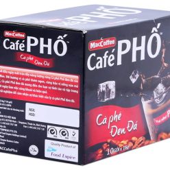 Cà phê đen hòa tan Phố hộp 160g (10 gói)