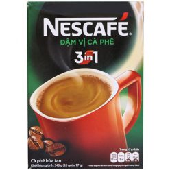 Cà phê sữa NesCafe Đậm vị 3 trong 1 hộp 340g (20 gói)