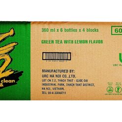 Thùng trà xanh C2 hương Chanh chai 360ml (24 chai)