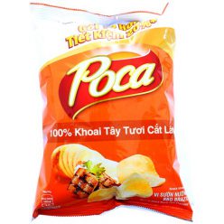 Snack khoai tây Poca vị sườn nướng BBQ 54g