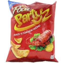 Snack Poca Partyz vị tôm hùm nướng 40g