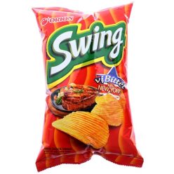 Snack khoai tây Orion Swing vị bò bít tết 80g