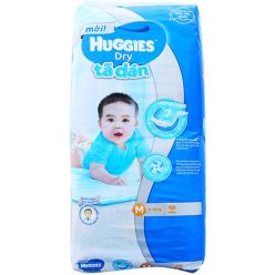Tã dán Huggies Dry size M cho bé 5 - 10kg (42 miếng)