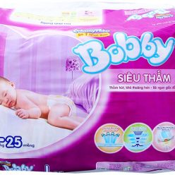 Tã dán Bobby size L cho bé 9 - 13kg (25 miếng)