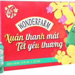 Thùng trà bí đao Wonderfarm lon 310ml (24 lon)