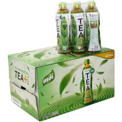 Thùng trà xanh Matcha Tea+ Plus chai 455ml (24 chai)