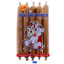 Xúc xích bò C.P 20g (gói 5 cây)