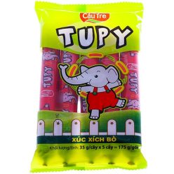 Xúc xích bò Tupy Cầu Tre 35g (gói 5 cây)
