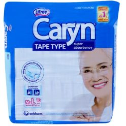 Tã dán Caryn siêu thấm cho người lớn size L 68 - 122cm (10 miếng)